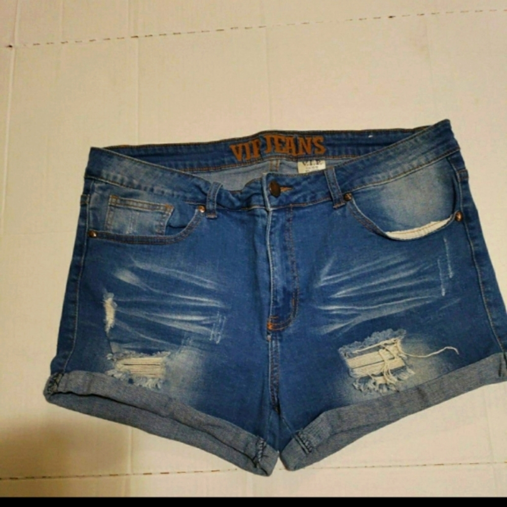 VIP blue jeans shorts